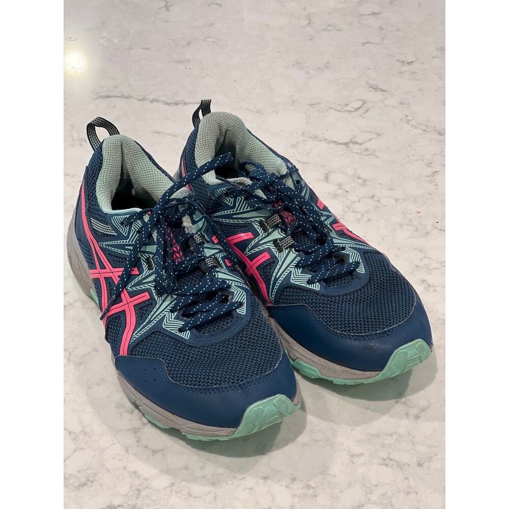 Asics Women’s Gel-Venture 8 Running Sneakers Lace Up Shoes Size 10 Wide Blue